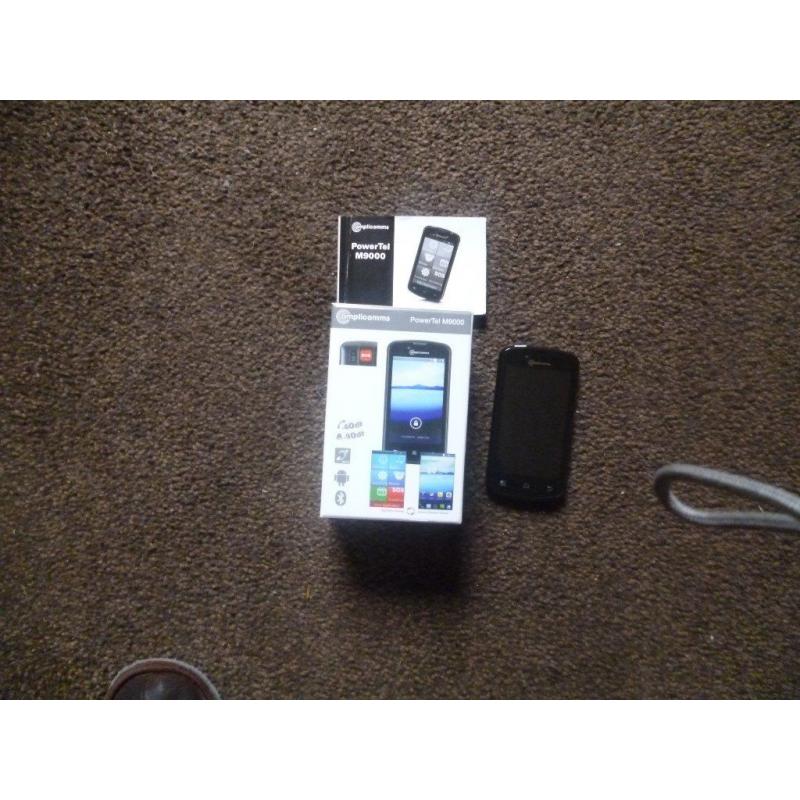 amplicomms power tel m9000 mobile phone for hearing impaired receiver 40db ringtone 90db