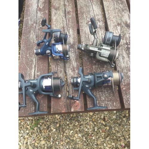 4 Fishing reels for sale