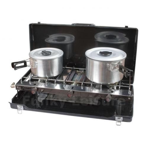 'Kampa' Camping Double Gas Hob & Grill - BRAND NEW!