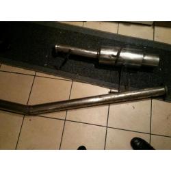 Stainless steel big bore exhaust