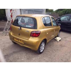 Breaking toyota yaris - TOYOTA YARIS CAR PARTS SPARES BREAKING 1999-2005 MODEL