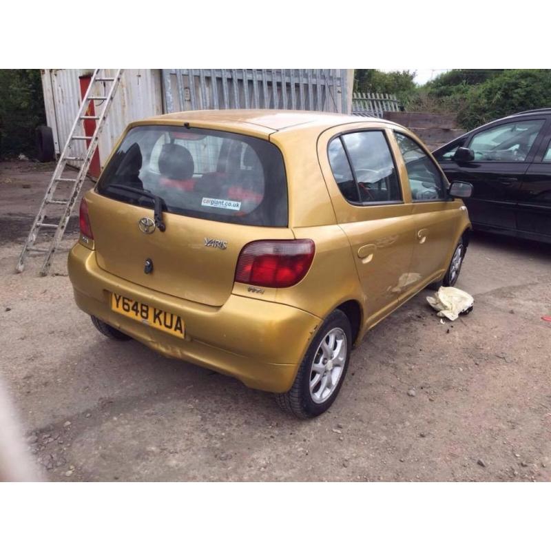 Breaking toyota yaris - TOYOTA YARIS CAR PARTS SPARES BREAKING 1999-2005 MODEL