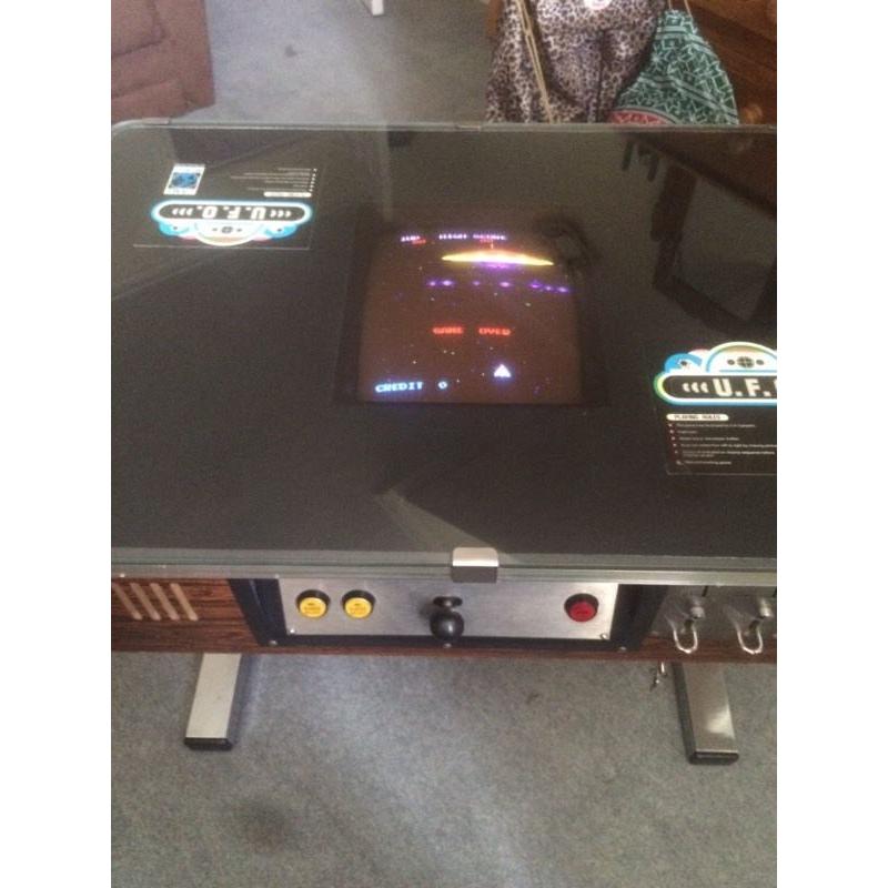 Space invader cocktail table 1980