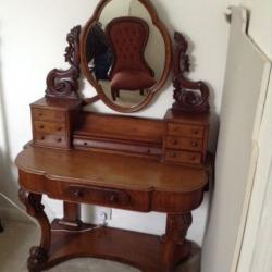 Mahogany Victorian dressing table