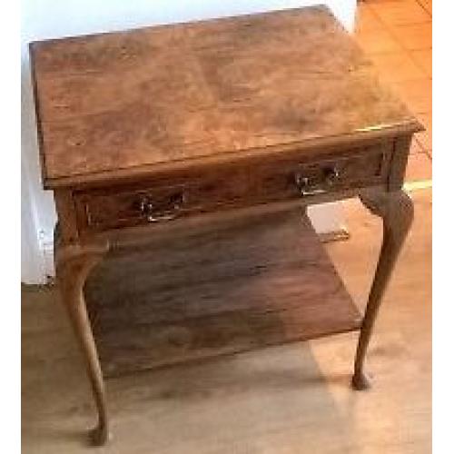 MAPLE QUALITY VINTAGE VENEERED CONSOLE TABLE