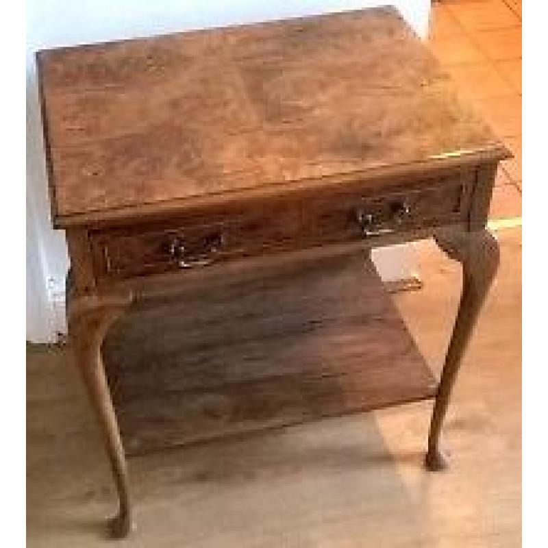 MAPLE QUALITY VINTAGE VENEERED CONSOLE TABLE