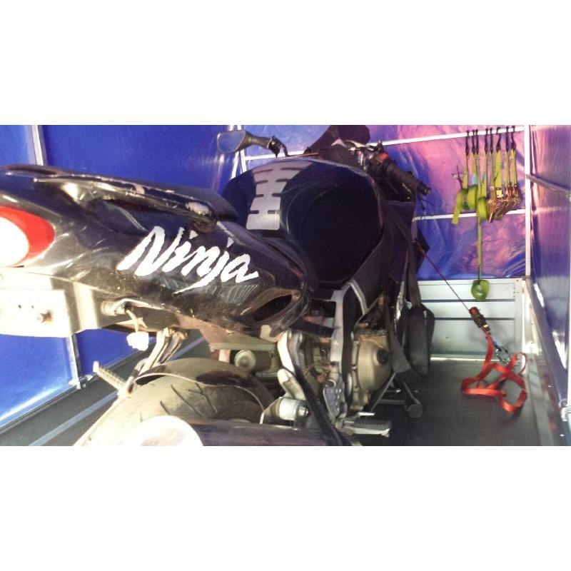Need a motorcycle moving? Also do quad bikes and other small vehicles.