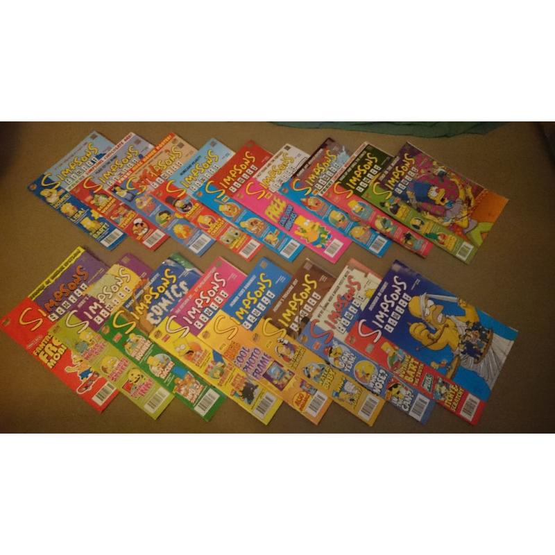 Simpsons Comics 2003-2006, and other related comics/books.
