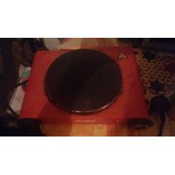 VonShef Hot Plate 1500W Single Electric Table Top Cooker Protable cooker