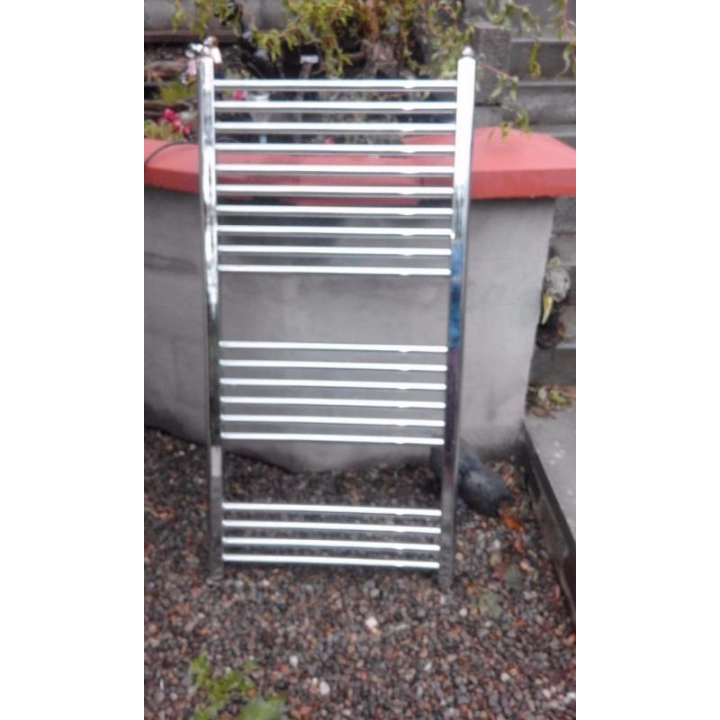 Chrome Heated Towel Rail