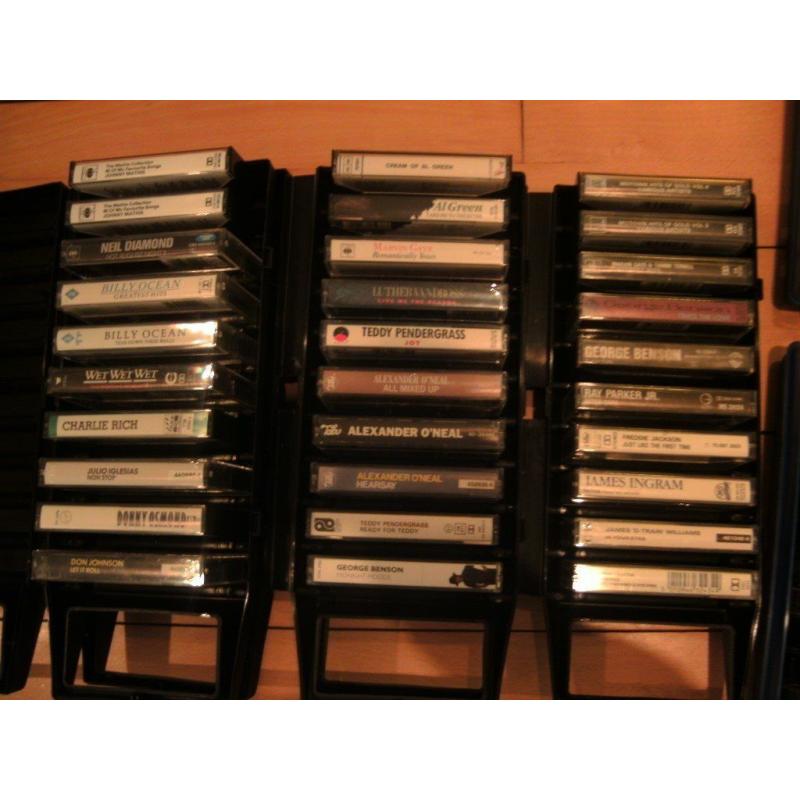 cassette tapes & carry cases