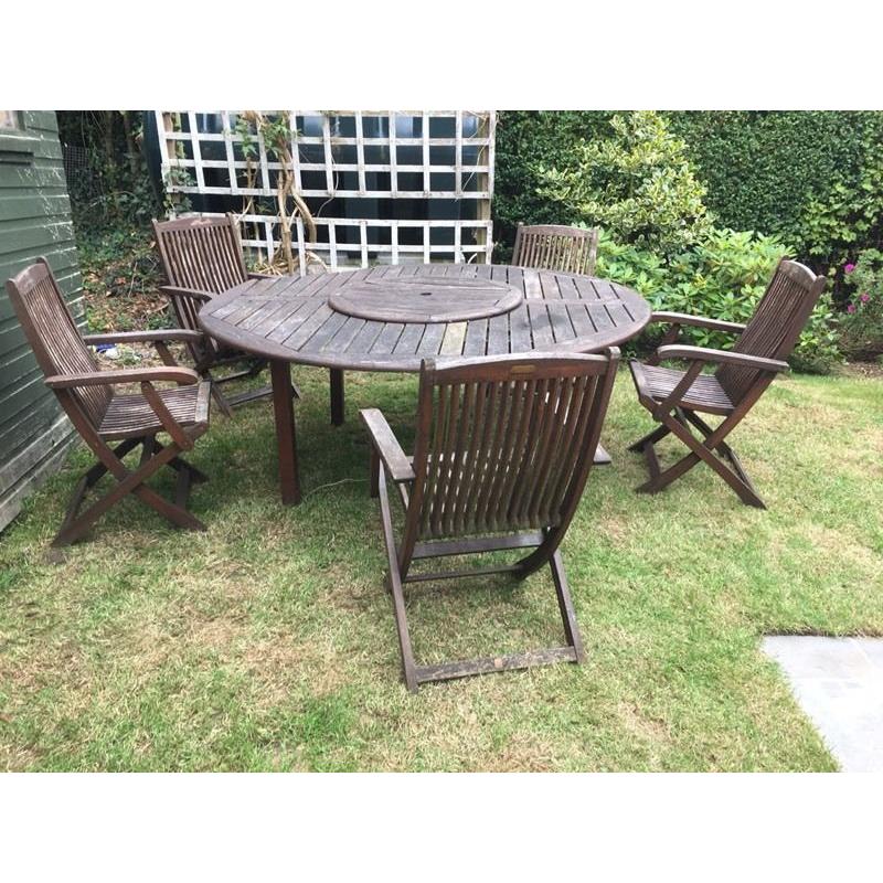 Garden table and chairs