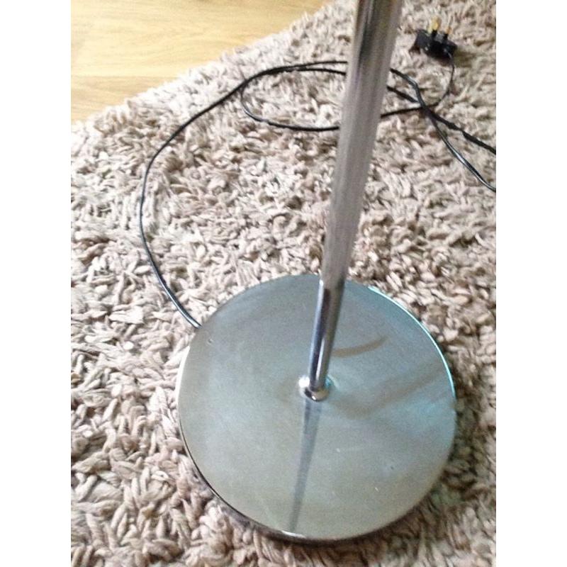 Green next glass floor lamp