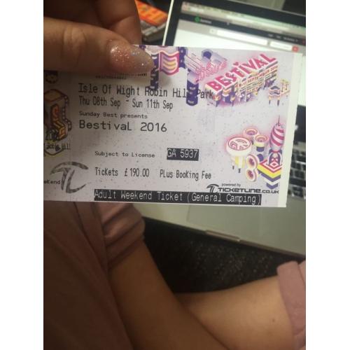 Bestival tickets x2