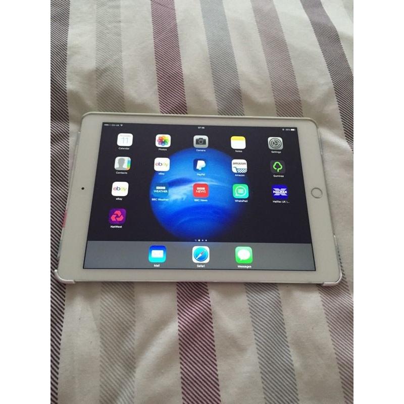iPad Air 2 Wifi and Data. Less than a year old.