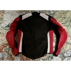 Weise Red Leather Jacket Mens 40