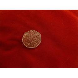 Commonwealth Games Glasgow 50 pence