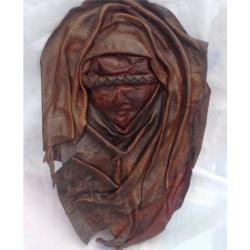 Leather face mask
