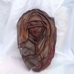 Leather face mask