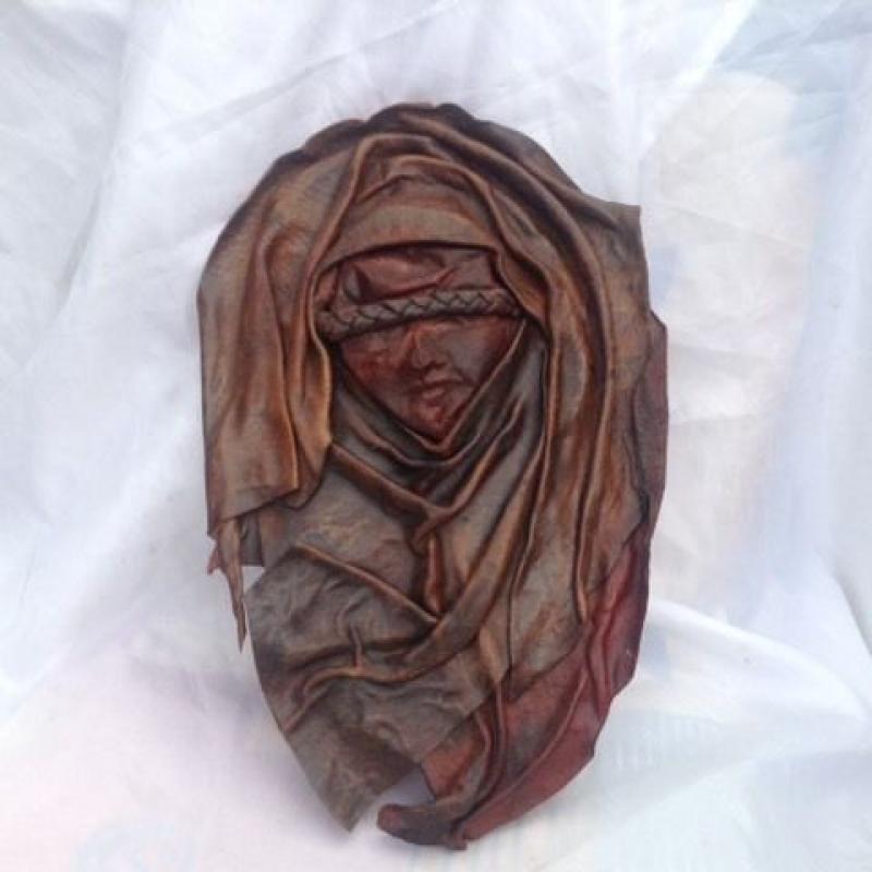 Leather face mask