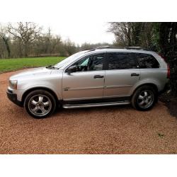 VOLVO XC90 SILVER 2004 20"WHEELS BREAKING D5 SIDE STEPS AUTOMATIC SPARES. DVD IN ROOF