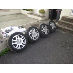 16" 5x100 vw alloys