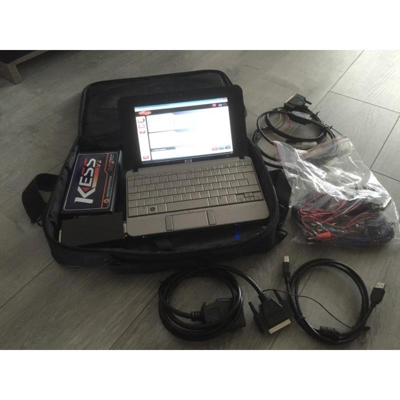 Full remapping and diagnostic kit including netbook and Kess interface