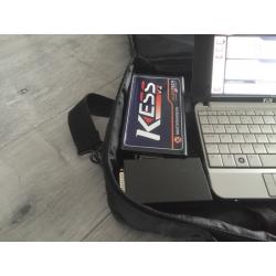 Full remapping and diagnostic kit including netbook and Kess interface
