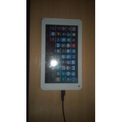White Tablet Duel Core