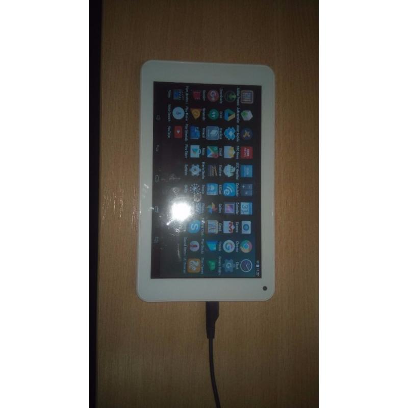 White Tablet Duel Core