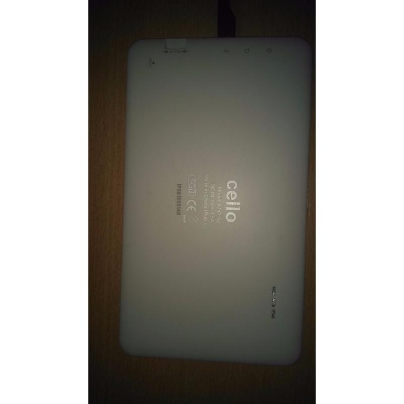 White Tablet Duel Core