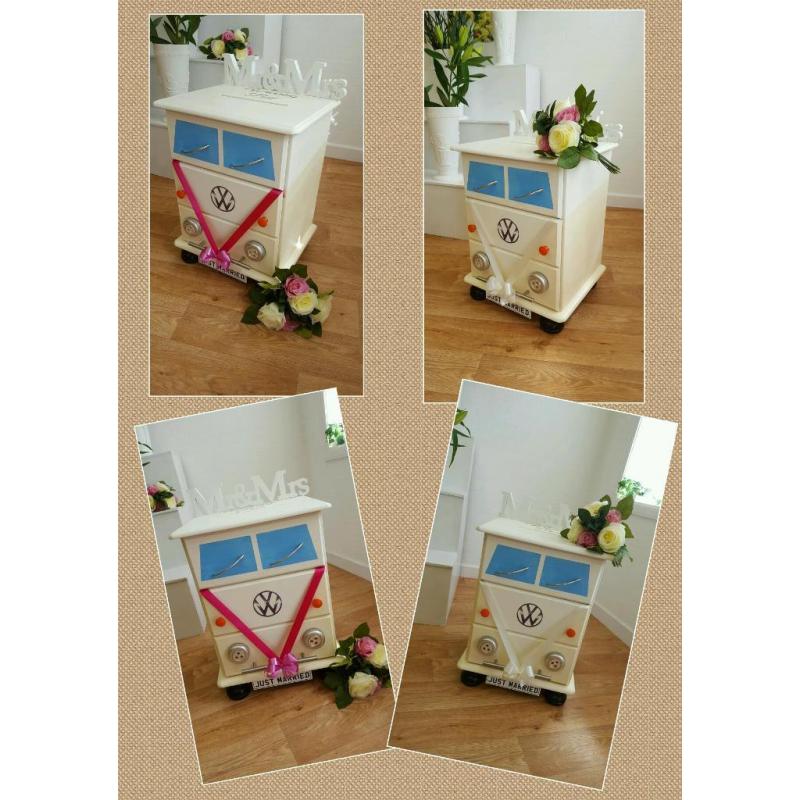 UNIQUE WEDDING POSTBOX - CAMPER VAN STYLE