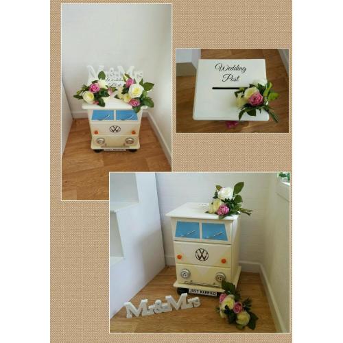 UNIQUE WEDDING POSTBOX - CAMPER VAN STYLE