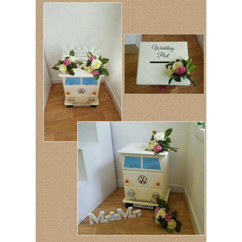 UNIQUE WEDDING POSTBOX - CAMPER VAN STYLE