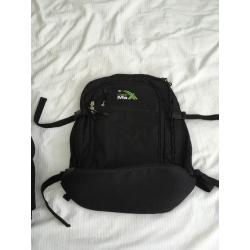 Cabin Max Metz black carry on bag/rucksack