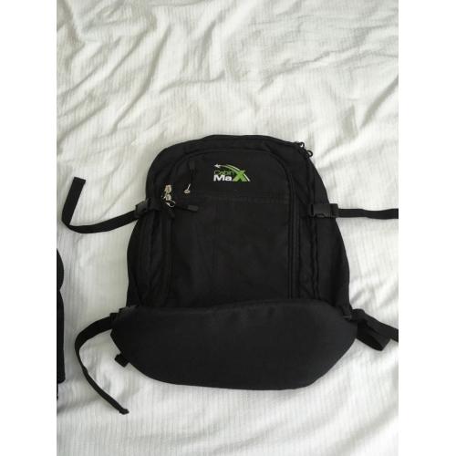 Cabin Max Metz black carry on bag/rucksack