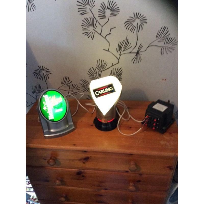 Collectable Bar lights & convertor