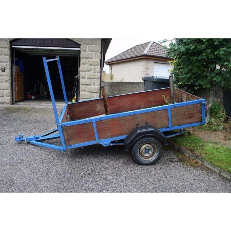Car Trailer 7ft x 4ft 3" with lights board