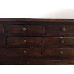 Wooden chest drawers - laura ashley