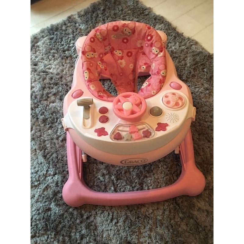 Graco pink baby walker ??????