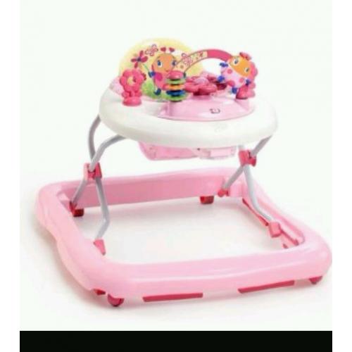 Pink baby walker
