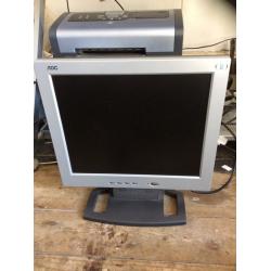 Printer, Scanner, Monitor and Desk