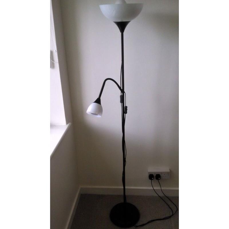 IKEA standing lamp with low-energy bulbs