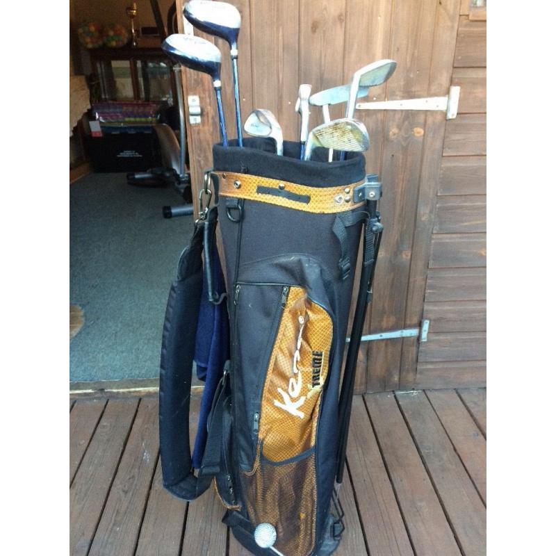 Keno extreme women's golf clubs half set and bag