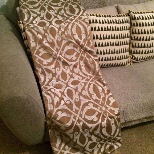 Next gold/silver curtains 60" by 90"