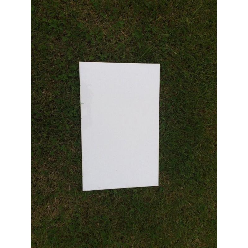 White ceramic tiles large brand new