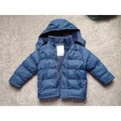 Boys Coat Jacket Size 3-4 Years