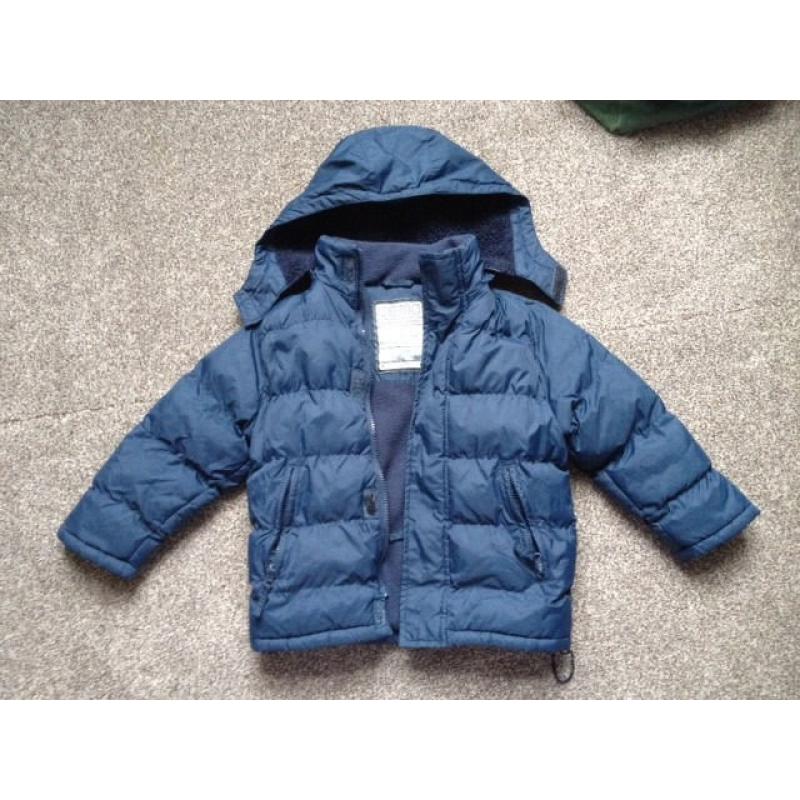 Boys Coat Jacket Size 3-4 Years