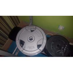 Weight Bench with 60 kg weight plates