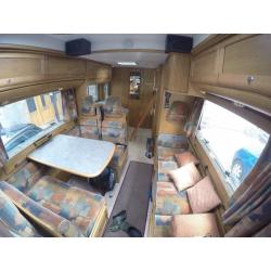 Rapido Motorhome/campervan, 6/7 berth (4 berth fixed), bunks, gas heating, garage, Fiat 2.8JTD